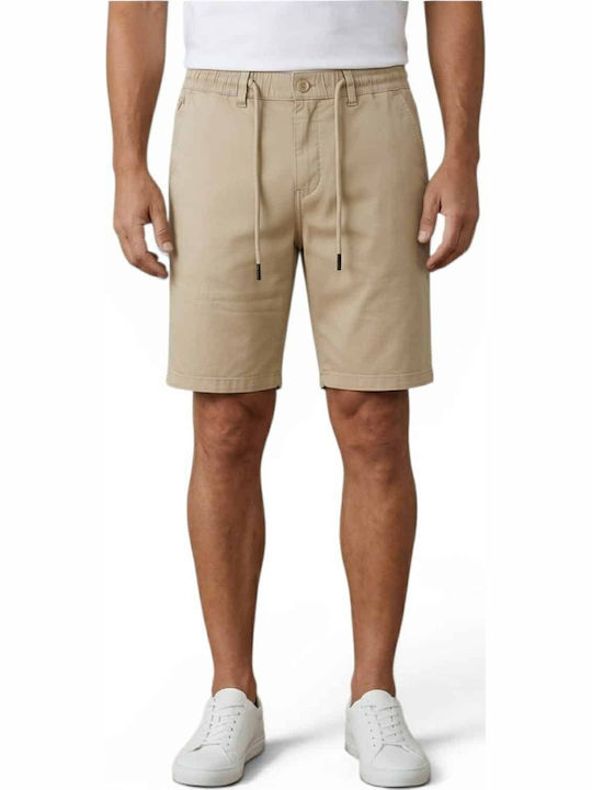 Frank Tailor Ανδρική Βερμούδα Chino Μπεζ