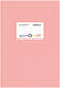 Salko Paper Ruled Notebook B5 50 Paper Sheets Pink