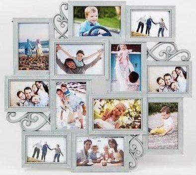 Fandy Wall-Mounted Multi 12 Photos Plastic