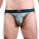 Burn Lenjerie Bărbătească Jockstrap Argintie