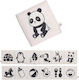 Queen Mother Baby Activity Toy Black & White Panda Fabric for Newborns