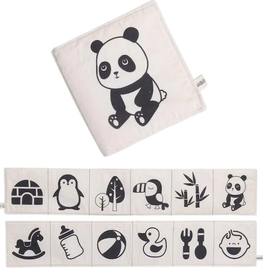 Queen Mother Baby Activity Toy Black & White Panda Fabric for Newborns