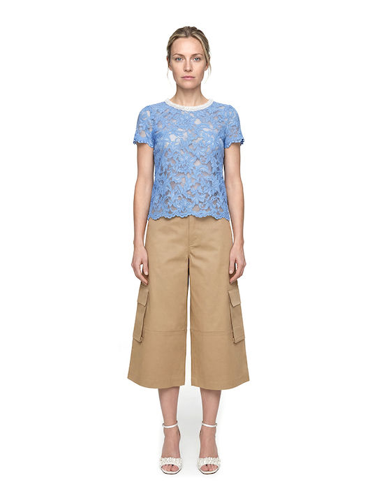 C. Manolo Women's Cargo Bermuda Camel