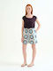Women's High Waist Shorts Multicolour