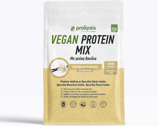 Prolipsis Vegan Protein Mix Soy Protein Lactose Free Vanilla Flavor 450gr