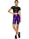 Everyday Women's Bike Leggings Shiny & High Waist Purple