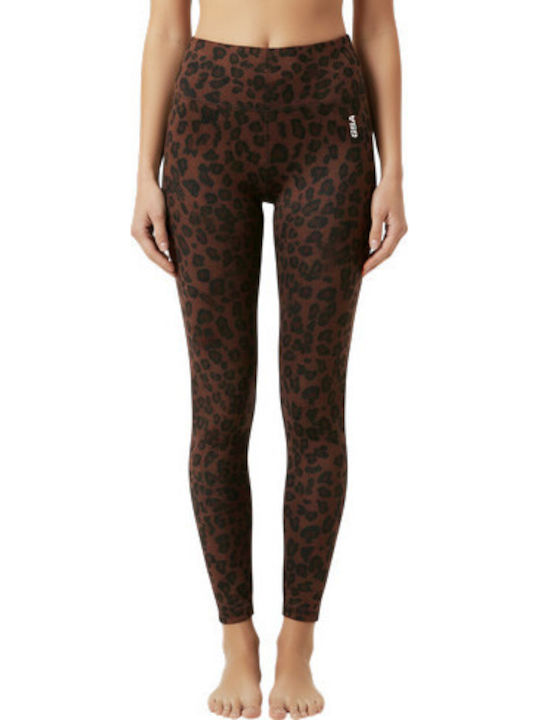 GSA GSA Damen Leggings Braun