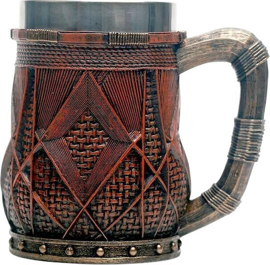Plastic Beer Glass in Brown Color ac1004