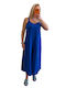 Damen Jumpsuit Blau Roux