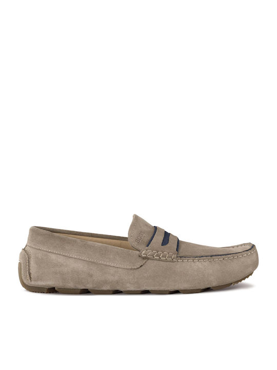 Boss Shoes Ανδρικά Μοκασίνια σε Μπεζ Χρώμα