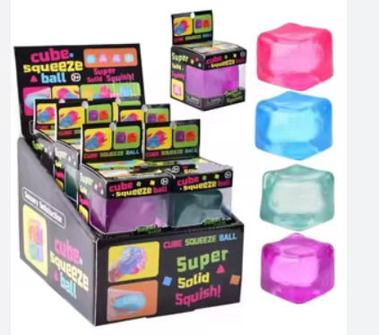 Ice Cube Squishy Cube Squishy Multicolour (Miscellaneous Designs)