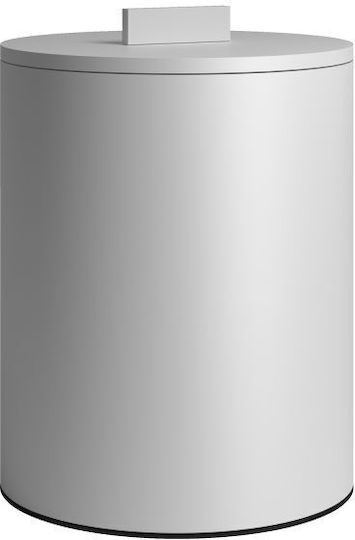 White Ψωμιέρα Inox Ασημί 20x20x25cm