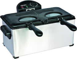 Crown CDF-6L3000 Φριτέζα 6lt Ασημί Crown CDF-6L3000 Φριτέζα 6lt Ασημί