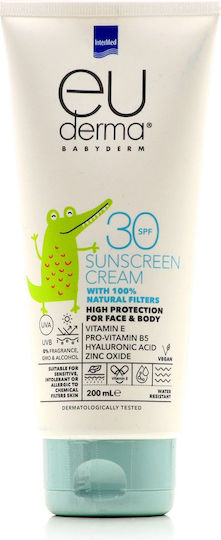 InterMed Euderma SPF30 Wasserdichtes Kleinkind Sonnenschutzmittel Emulsion 200ml