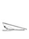 Makis Tselios Fashion Tie Clip Nickel Silver