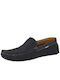 Leather Men's Slip-On Blue