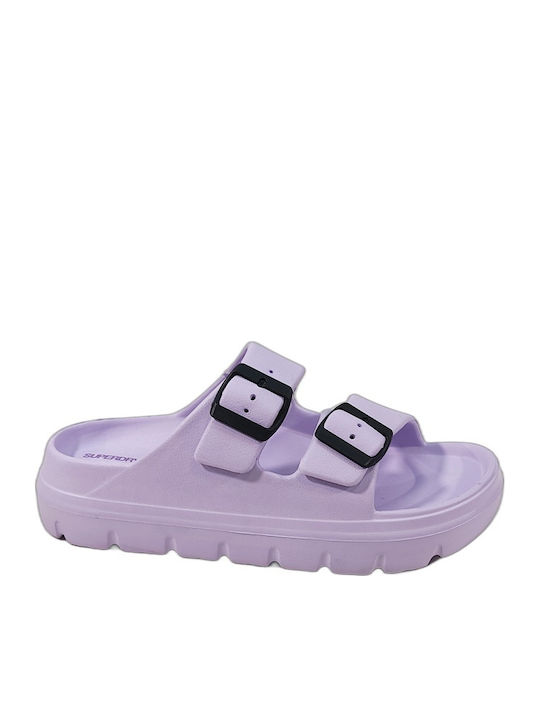 Superdry Women's Anatomic Flatforms Purple Sandals