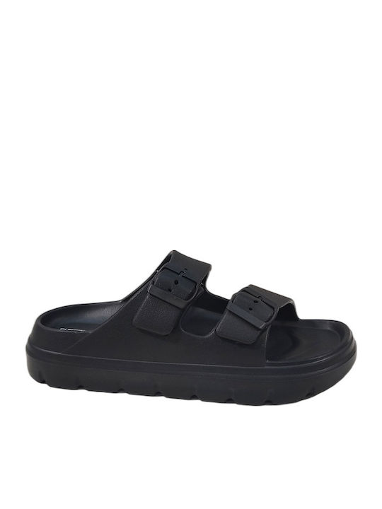 Superdry Дамски Анатомични Сандали Flatforms Черни