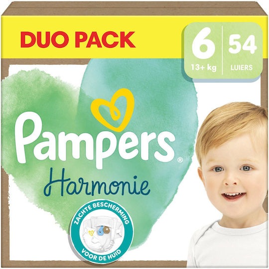 Pampers Klebeband-Windeln Harmonie Nr. 6 für 13+kg 54 Stück