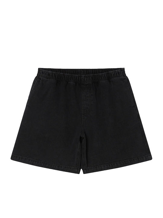 Obey Easy Herren Denim Shorts Schwarz