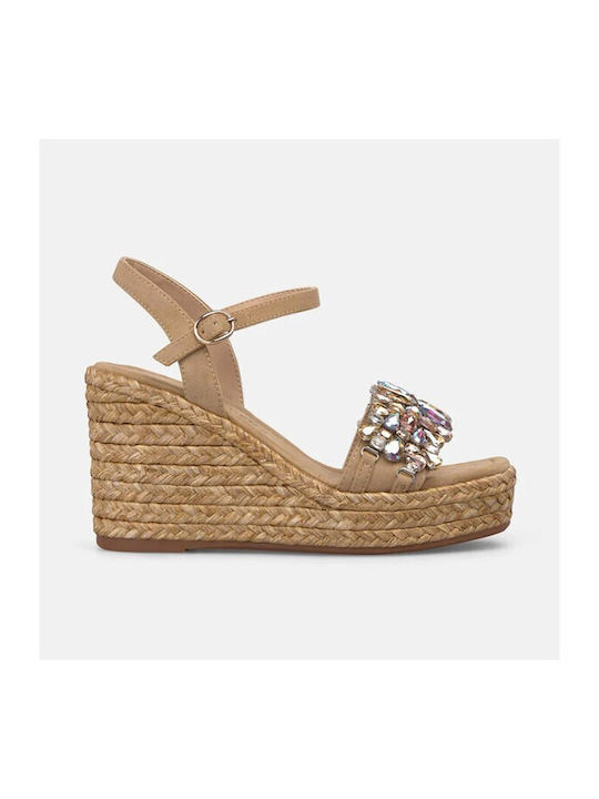 Alma en Pena Beige Platforms