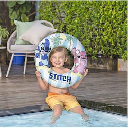 Kinder Schwimmringe Stitch Hellblau-Weiß 56cm