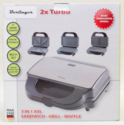 Berlinger Haus Sandwich-Maker Grill mit Herausnehmbare Gitter 2100W