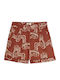 Women's Linen Shorts Burnt Henna