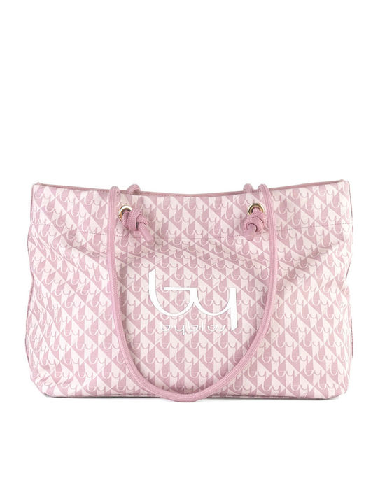 Byblos Stoff Strandtasche Rosa