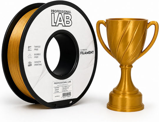 Silk Pla Filament 3d Printer Professional Lab 1 Kg 1.75 Mm Gold