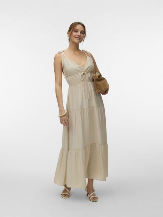 Vero Moda Φόρεμα All day Μπεζ