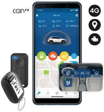 Starline Car Alarm System 2 Way With GPS and Engine Start