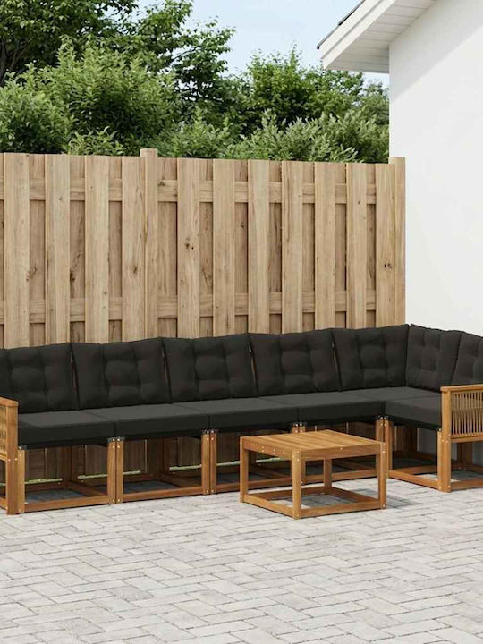 vidaXL Garden & Outdoor Furniture Set 7 Pieces ...