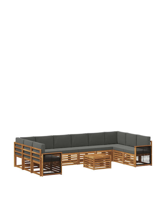 vidaXL Garten- und Outdoor-Möbelsets Wohnzimmer...