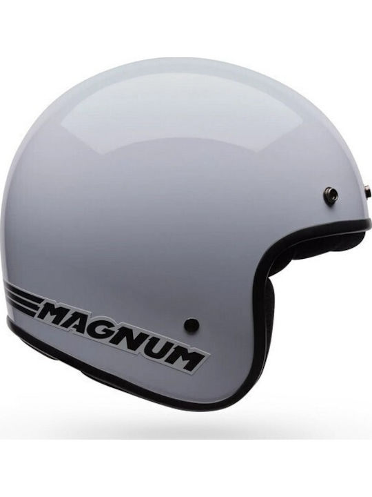 Bell Magnum Solider Weiß Motorradhelm Jet DOT E...