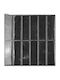 Autocolante de Perete Vinil Plăci Autocolante 10 Bucăți 30.5x30.5 Cm Negre