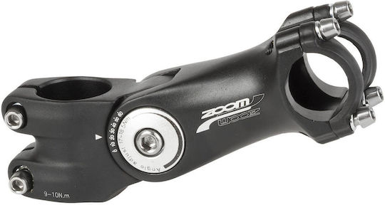 Zoom 25.4 Mm Verstellbarer Fahrradlenkerstamm Matt Schwarz