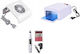 Set Aparat Manichiură Freză Unghii Aspirator Prafului Lampă Uv Albă