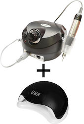 Kit Freză Unghii 65W Lampă Uv Led 48W Negru Complet Kit Freză Unghii 65W Lampă Uv Led 48W Negru Complet