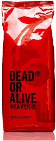 Cafea Espresso Robusta Dead Alive Diavolo Ciocolată Boabe 1kg