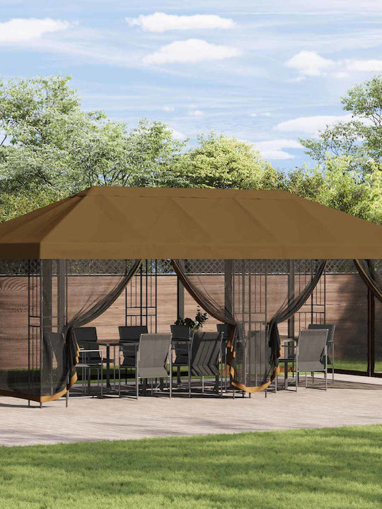 vidaXL Garten Gazebo Braune 6x3m