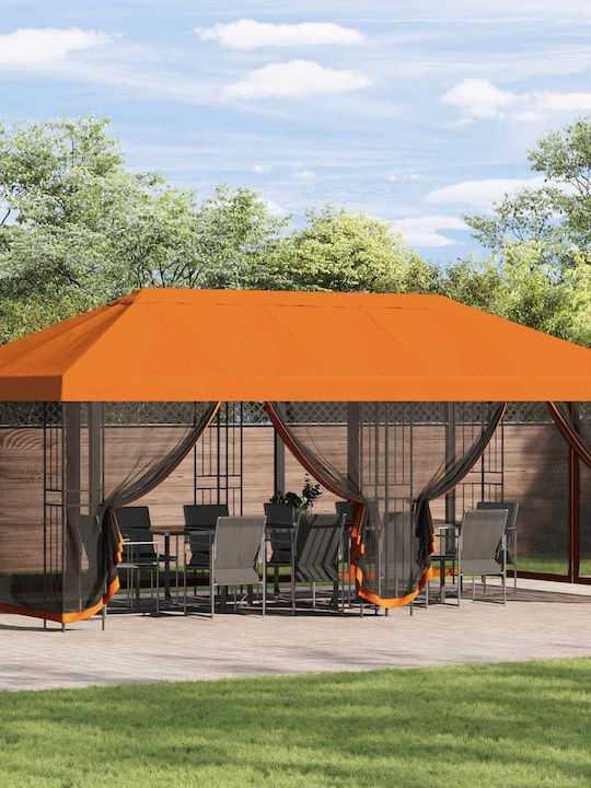 vidaXL Garden Orange Gazebo 6x3m