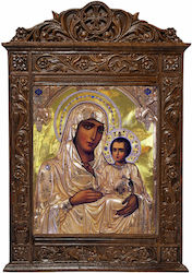 Holy Mary of Jerusalem Byzantine Wooden Carved 40cm Holy Mary of Jerusalem Byzantine Wooden Carved 40cm