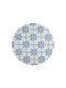 Estia Aegean Tile Round Blue Placemats 38cm
