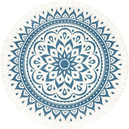 Meinl Sonic Energy Mmr1nb Meditation Mat Navy Blue Floral Design