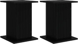 vidaXL Βάσεις Γλάστρας Ξύλινες Μαύρες 30.5x30x4...