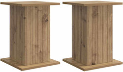 vidaXL Pflanzenständer Holz 30,5x30x43cm 2 Stück