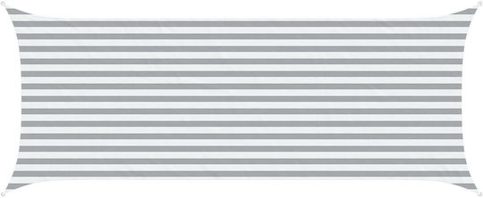 vidaXL Rectangular Gray Shade Sail 2x5m