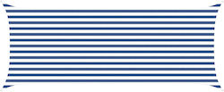 vidaXL Rectangular Blue Shade Sail 2x5m