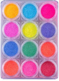 Set Design Pentru Unghii Glitter Efect Neon